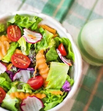 Ensalada fresca vegana