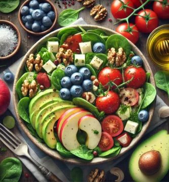 Receta de Ensalada con Manzana Roja