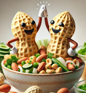 Receta de ensalada con maní