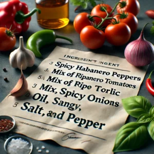 Salsa de habanero cremosa: receta fácil y deliciosa Salsa de habanero cremosa: receta fácil y deliciosa