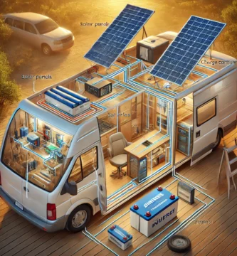 Sistema eléctrico para furgoneta camper