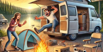 Novatos en furgoneta camper