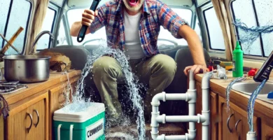 Fugas de agua en autocaravana