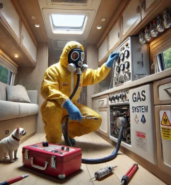 Inspección gas autocaravana