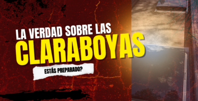 Imagen destacada del artículo sobre claraboyas en furgoneta camper, con fondo rojo agrietado, texto llamativo 'La verdad sobre las claraboyas' y foto de claraboya instalada en el techo de una camper